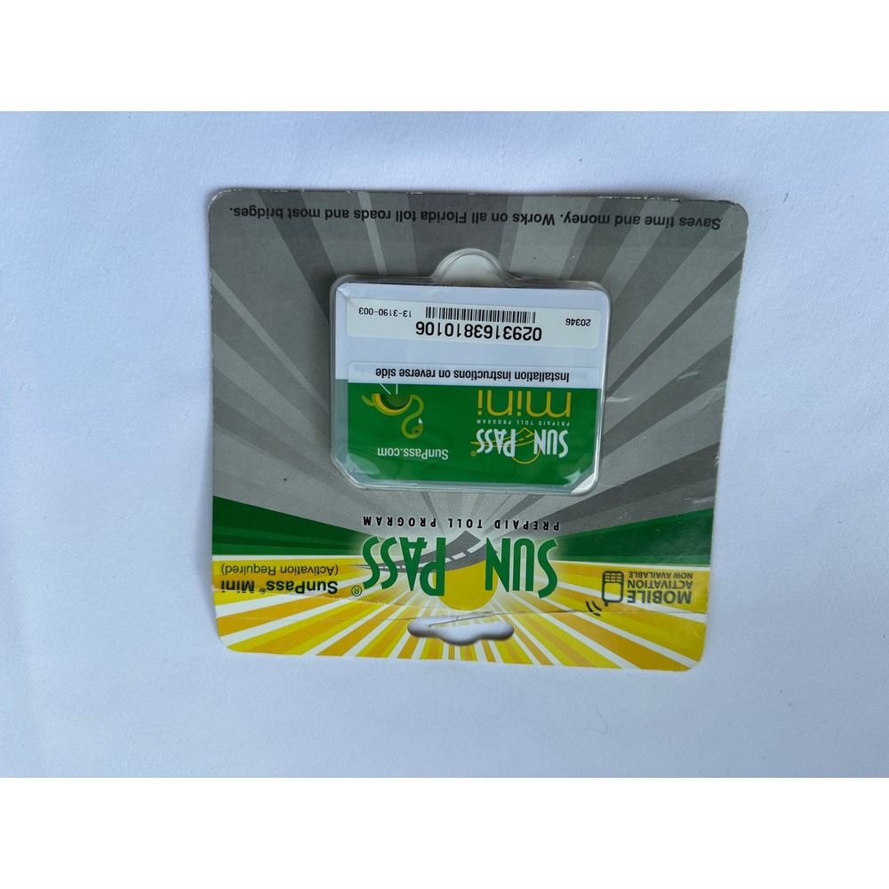 SunPass Mini Toll Pass Transponder for Florida Toll‎ Roads and Bridges
